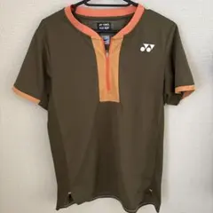 YONEX バドミントンシャツ JP M オリーブグリーン