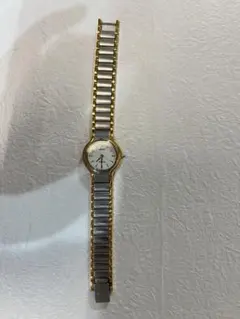 SEIKO セイコー　レディース　腕時計　シルバー　ゴールド　美品　稼働品