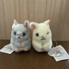 チンチラのララちゃん もぐもぐ マスコット 2体セット
