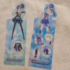 アイカツ！ 霧矢あおい ブックマーク 2枚セット 新品 미사용
