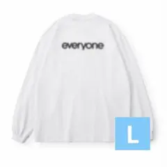 everyone ぼかし long sleeve tee shirt L