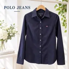 POLO JEANS 랄프로렌 긴팔 셔츠 네이비 미 실루엣