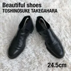 Beautiful Shoesビューティフルシューズショートサイドゴアブーツ黒のサムネイル