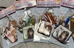 けいおん ふき取り携帯クリーナーストラップ 4種セット