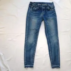 【美品】 ビッグジョン × SURT デニムパンツ MXSR01M ブルーのサムネイル