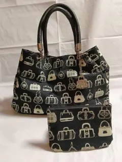 美品 ロベルタ ディ カメリーノ ハンドバッグ ポーチ付き！