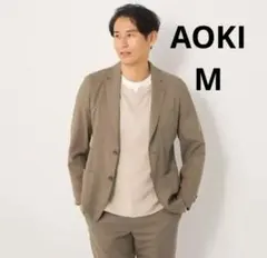 AOKI パジャマスーツ M セットアップ 上下セット ビジカジ
