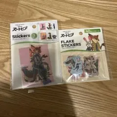 ズートピア フレークステッカー ダイカットステッカー ディズニー