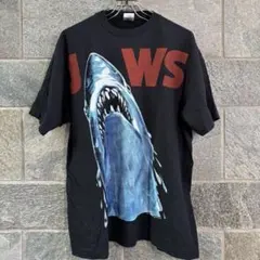 3778 Jaws ジョーズ ムービーT シングルステッチ Tシャツ 黒 - メルカリ