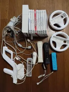 早い者勝ち）‼️Wii本体とソフト7個ヌンチャク付き - メルカリ