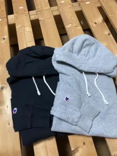 Champion フード付きパーカー 2色セット