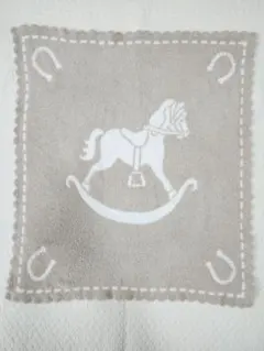 BAREFOOT DREAMS 馬刺繍 ブランケット