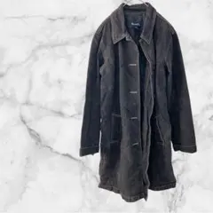 オーバーサイズ Denim&Co. デニムコート ロングコート ブラック