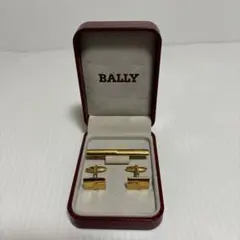 BALLY ゴールドメッキ カフスボタン ネクタイピン セットのサムネイル
