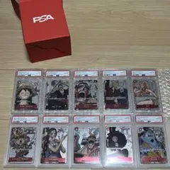 ワンピースカード 25周年 プレミアムカードコレクション PSA10とPSA7 ワンピースカード 25周年 プレミアムカードコレクション PSA10とPSA7