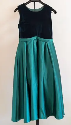 フォーマルドレス ダークグリーン 150cm~