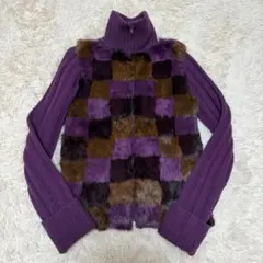 AS KNOW AS アズノウアズ ラビットファージャケット カーディガン