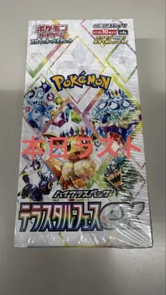 新品未開封シュリンク付きポケモンカードテラスタルフェス EX
