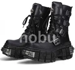 NEWROCK風 厚底 ブーツ punk お兄系 グランジ swag y2k - メルカリ