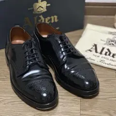 Alden 9901 8E コードバン 純正箱 シューツリー付 オールデン - メルカリ