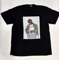 Supreme 사진 인쇄 티셔츠 블랙 L