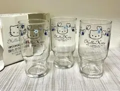 ハローキティ レトログラス タンブラー３個セット 1999年 未使用品②