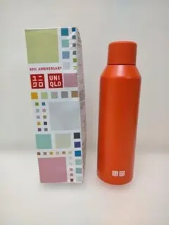 新品未使用・ユニクロ 炭酸対応 ステンレスボトル 非売品 オレンジ 250723のサムネイル