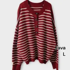 Classical Elf × JaVa 別注 2wayボーダーニット L