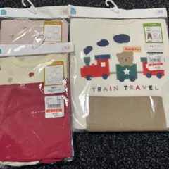 長袖パジャマと長袖シャツ3枚セット