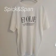 Spick&Span SCREENSTARS ロゴTシャツ ホワイト