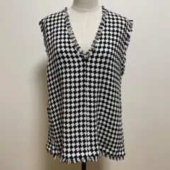 ♡チェック柄 Vネック ベスト♡