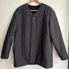 キルティングジャケット ブラック