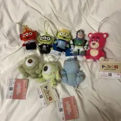 ディズニー トイストーリー モンスターズインク マスコット まとめ売り 8点