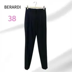 ベラルディ　レディース　スラックス　センタープレス　羊毛　黒　38 春夏