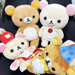 サンエックス リラックマ コリラックマ くったりぬいぐるみまとめ売り 平成レトロ