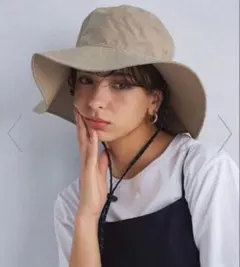 美品★ 【別注】<NEW ERA>ワイドブリム ハット3 -撥水-
