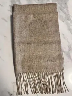 FURLA ストール マフラー カシミヤ100% モカ ベージュ