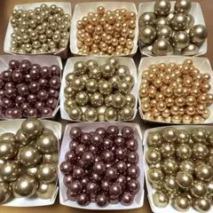 ブラウン系片穴パール　日本製