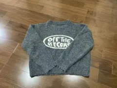 OFF THE RECORS グレー ニットセーター　韓国