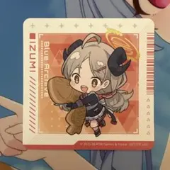 GIGO ブルアカ焼き 特典コースター イズミ SD