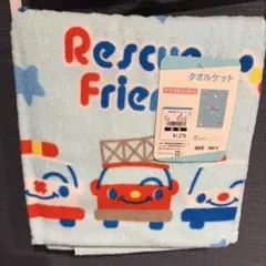 【新品未使用】 タオルケット 働く車 85x115cm