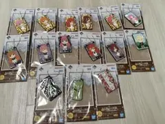 五等分の花嫁 ラバーコレクション ストラップ コンプセット