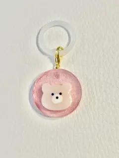 SnowMan くまさんアンブレラマーカー　裏イニシャル無料　ピンク　さっくん