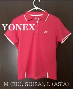 【美品】ヨネックス YONEX ゲームシャツ ポロシャツ レッド