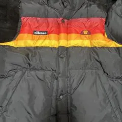 ellesse パデッドジャケット Mサイズ 黒・赤・黄