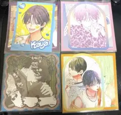 春の嵐とモンスター　漫福ガチャ　天峰栢 ステッカー4点セット