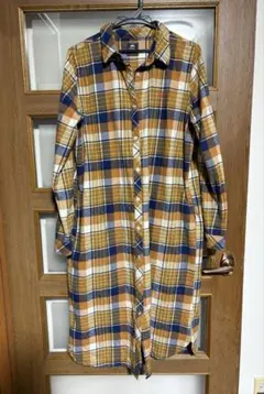 KRIFF MAYER クリフメイヤー チェック柄ネルシャツワンピース Mサイズ