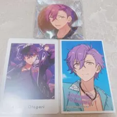 あんスタ 乙狩アドニス　ぱしゃっつ　デコステッカー　イベコレ缶バッチ