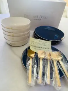 Excellent Bone 食器セット ボウル プレート スプーン