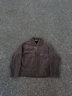 vintage corduroy blouson brown